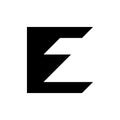 Letter E logo Royalty Free Stock Photo