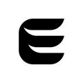 Letter E logo Royalty Free Stock Photo