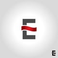 letter e logo, icon and symbol vector illustration