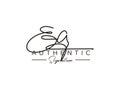 Letter EA Signature Logo Template Vector