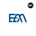 Letter EAA Monogram Logo Design Royalty Free Stock Photo