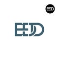 Letter EDD Monogram Logo Design Royalty Free Stock Photo