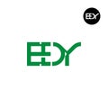 Letter EDY Monogram Logo Design Royalty Free Stock Photo