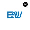 Letter ENV Monogram Logo Design Royalty Free Stock Photo