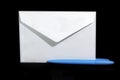 Letter envelope and biro Royalty Free Stock Photo