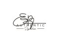 Letter EP Signature Logo Template Vector