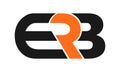 Letter ERB alphabet logo design vector Royalty Free Stock Photo