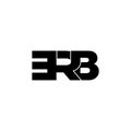 ERB letter monogram logo design vector Royalty Free Stock Photo