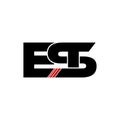 Letter EST simple monogram logo icon design.