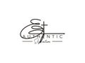 Letter ET Signature Logo Template Vector