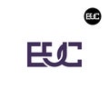Letter EUC Monogram Logo Design