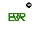 Letter EVR Monogram Logo Design Royalty Free Stock Photo