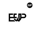 Letter EWP Monogram Logo Design