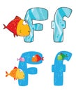 Letter F fish