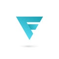 Letter F logo icon design template elements