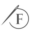 Letter F Tailor Logo, Needle and Thread Logotype for Garment, Embroider, Textile, Fashion, Cloth, Fabric