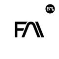 Letter FAI Monogram Logo Design