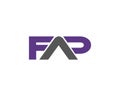 Letter FAP Creative Logo Design. Royalty Free Stock Photo
