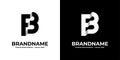 Letter FB or BF Monogram Logo Royalty Free Stock Photo