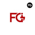 Letter FGi Monogram Logo Design Royalty Free Stock Photo