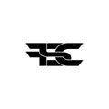 Letter FSC simple monogram logo icon design.
