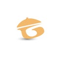 Letter G cooking logo design image vector