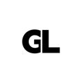 Letter G and L, GL logo design template. Minimal monogram initial based logotype