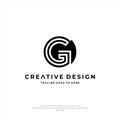 Letter G logo design. Creative Initial letter G logo. Letter G symbol, Letter G business