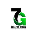 Letter 7G monogram logo icon design vector.