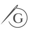 Letter G Tailor Logo, Needle and Thread Logotype for Garment, Embroider, Textile, Fashion, Cloth, Fabric