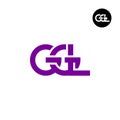 Letter GGL Monogram Logo Design Royalty Free Stock Photo