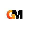 Letter GM monogram logo icon design vector. Royalty Free Stock Photo