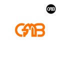 Letter GMB Monogram Logo Design Royalty Free Stock Photo