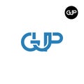 Letter GUP Monogram Logo Design