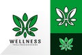 Letter H Butterfly Wellness Logo Vector Design, Creative Logos Designs Concept for Template Royalty Free Stock Photo
