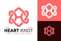 Letter H Heart Knot Logo design vector symbol icon illustration Royalty Free Stock Photo