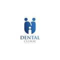 Creative and elegant of LETTER H OR I TOOTH CLINIC logo concept