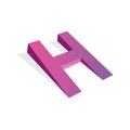 Letter H logo icon design template elements