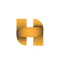 The letter h logo represents a business or industry