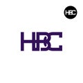 Letter HBC Monogram Logo Design Royalty Free Stock Photo