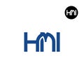 Letter HMI Monogram Logo Design