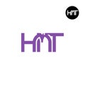 Letter HMT Monogram Logo Design Royalty Free Stock Photo
