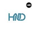 Letter HND Monogram Logo Design Unique