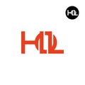 Letter HOL Monogram Logo Design Royalty Free Stock Photo