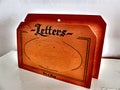 Letter holder Royalty Free Stock Photo