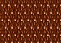 Letter i pattern in different colored brown shades for wallpaper