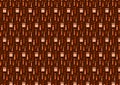 Letter i pattern in different colored brown shades for wallpaper Royalty Free Stock Photo