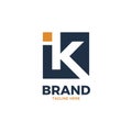 Letter IK Logo Design