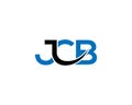 Letter Initial JCB Logo Design Royalty Free Stock Photo