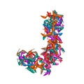 Letter J, alphabet made of multicolored high heel shoes, woman footwear, 3d render on white background